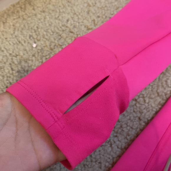 Hot pink addidas sweat shirt - Picture 2 of 3